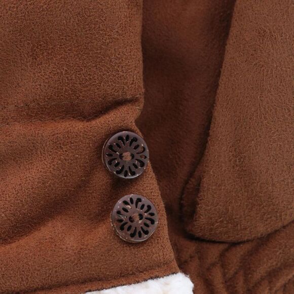 Isotoner Women's Microfiber Winter Glove with Button Detail - Picture 3 of 4